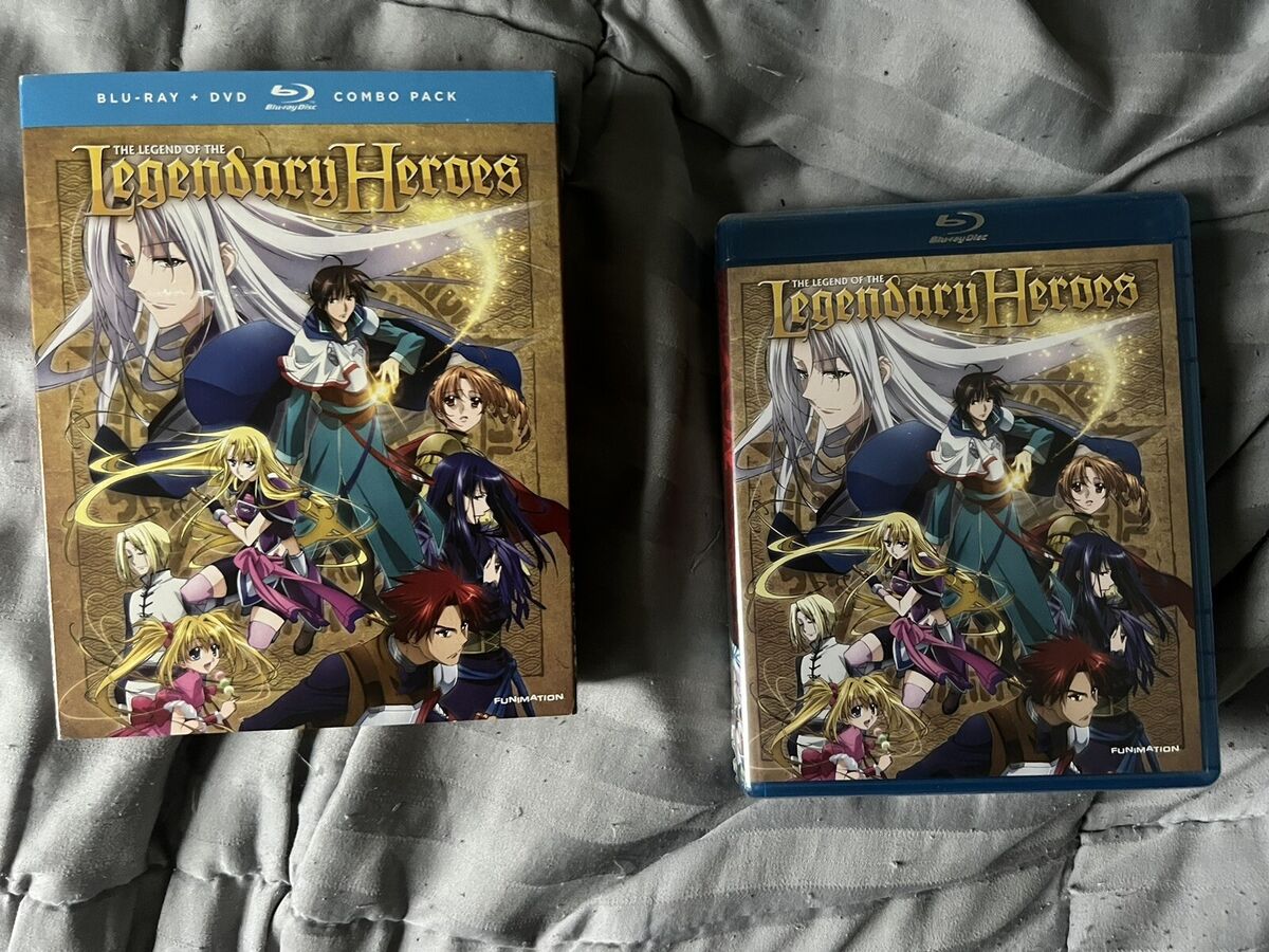 Legend of Legendary Heroes 4-DVD Complete Anime Series Eps 1-24 Disc Only  Funima