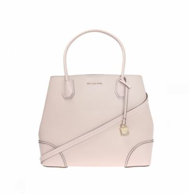 Michael Kors Damen Ledertasche Mercer Gallery Large rosa !WIE NEU!