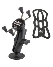 RAM-B-138-UN7U RAM Mounts Small X-Grip  Phone Mount with Drill-Down Base Bundle