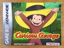 Curious George Nintendo Game Boy Advance Manual Only ~ Instruction Booklet