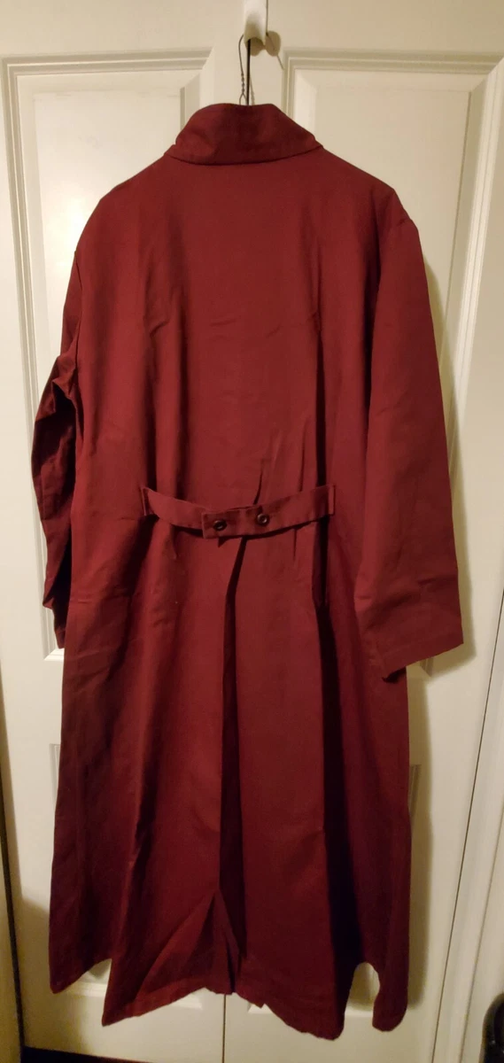 Maroon store lab coat