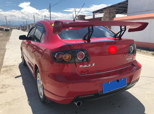 Rear Spoiler Wing Bracket Fit Mazda 3/6/MX-7/RX-7/RX-8 GT Style ABS Unpainted - Picture 1 of 8