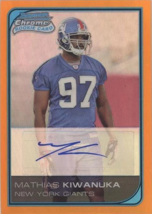 Rookie Autographs Orange Refractor