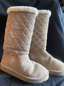 michael kors fur lined boots