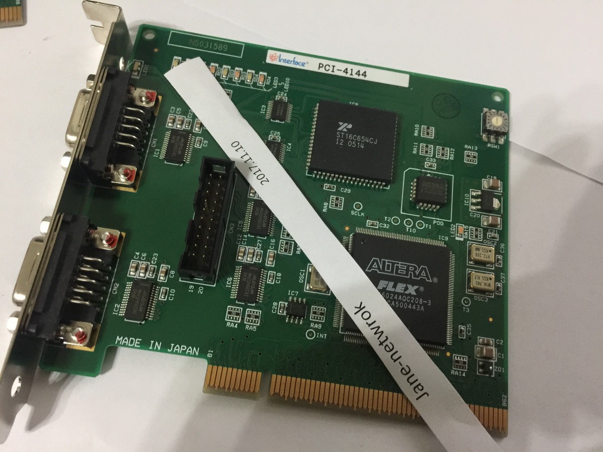 Actual Stock!! 1PCS USED PCI-4144 (by DHL or Fedex 90days Warranty