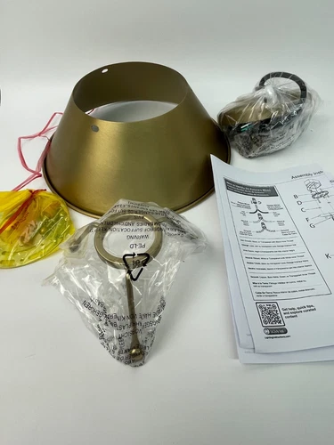 NEW Golden Lightning Mini Pendant Brushed Champagne Bronze 3306-M BCB-BCB - Picture 1 of 9