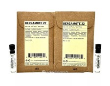 Le Labo Bergamote 22 Eau de Parfum EDP Sample .025 Oz/ 0.75mL each 2-Pc Set