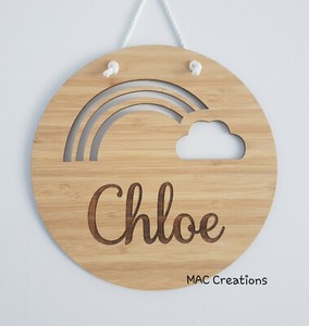 baby door plaque
