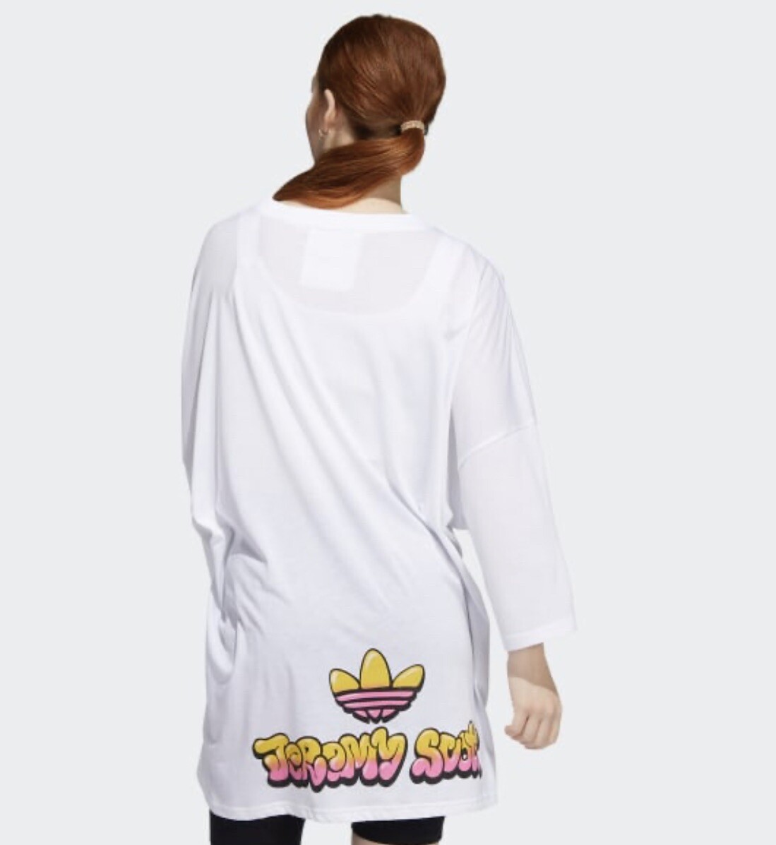 トップス Jeremy Scott logo paint art hoodie shirt adidas Jeremy Scott Archive Hoodie 'Black' IA0097