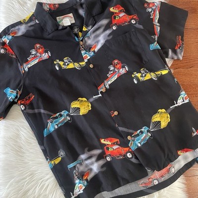 Vintage Paradise Found Hawaiian Shirt Tom Selleck Magnum Made In Hawaii Size L