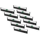 10x Ink Ribbon for Compuprint TSP 40 Plus TSP 40 + SP 40 Plus Black