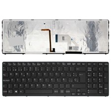Clavier Rétroéclairé Pour Ordinateur Portable Sony Vaio SVE15 SVE17 Série Noir