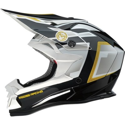 Moose Offroad MR3 Helmet - F.A.F. - White/Black/Gold - XL 0110-8931