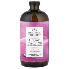 Organic Castor Oil, 32 fl oz 946 ml