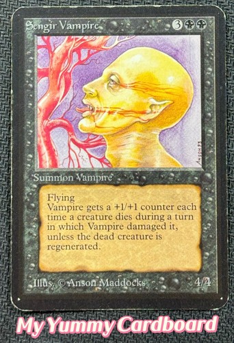 MTG Alpha Sengir Vampire — Moderately Played- | Limited Edition Alpha 1993