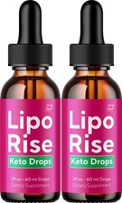 (2 Pack) Lipo Rise Liquid Drops – LipoRise Natural Blend Healthy Organic Support