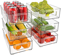 KüHlschrank Organizer Stapelbar, Aufbewahrungsbox KüChe Organizer, Speisekammer