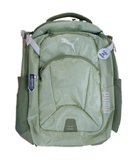 Puma Challenger 2 Backpack Green Laptop Sleeve Water Bottle Storage
