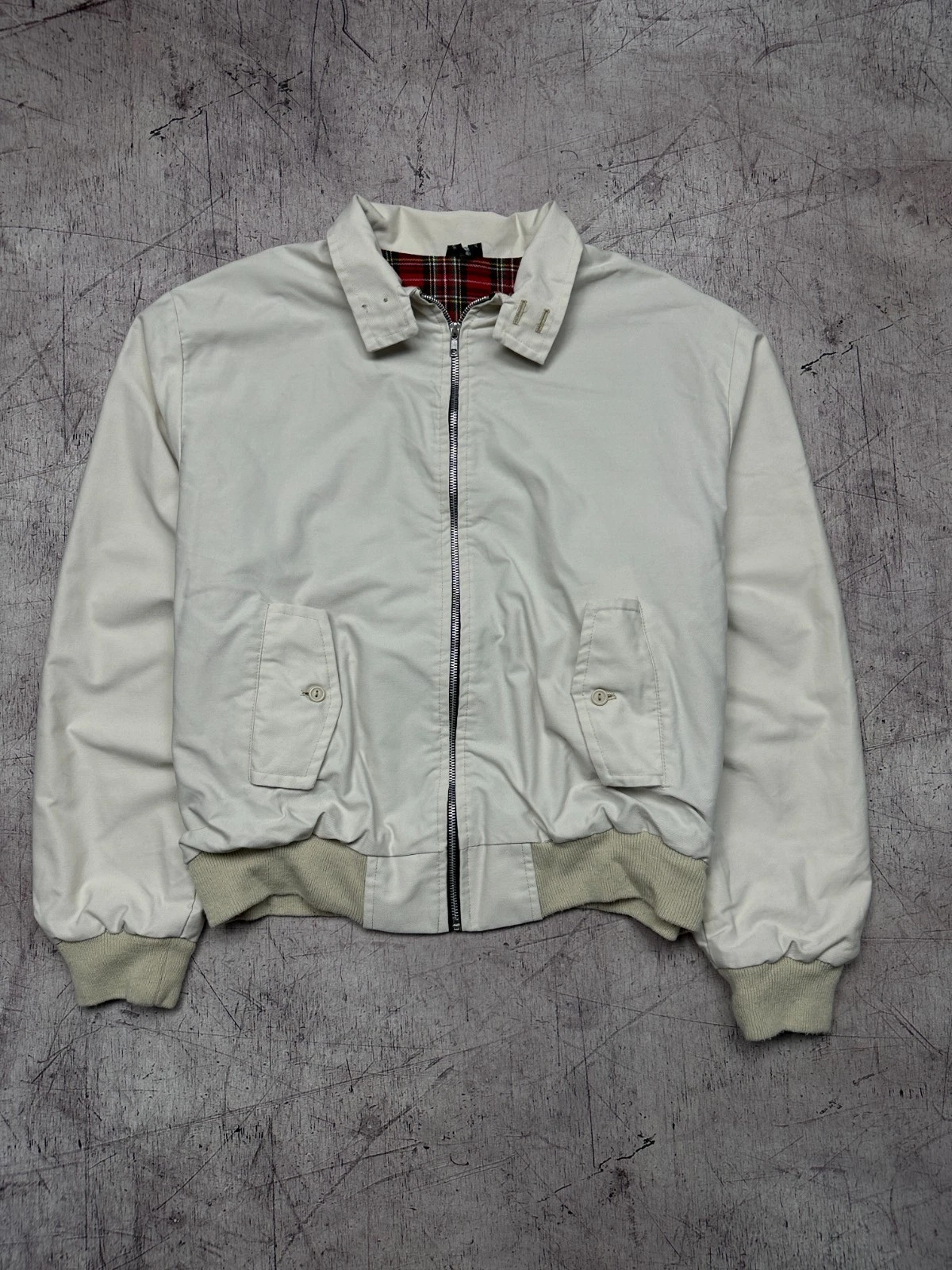 England Vintage Mens Plaid Lined Collared Harrington Jacket Size L
Opens in a new window or tab
