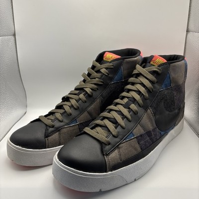 Nike Blazer Black Super Blazer High Premium 316382-002 Ultra Rare 2007 Size 13