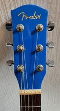 Fender MA-1 3/4 Size Acoustic Guitar Blue Travel Parlour Beginner 0115039613