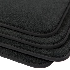Fußmatten für Mercedes SLK SLC R172 Schwarz Velours 2011–2021 Fußmatten für Mercedes SLK SLC R172 Schwarz Velours 2011–2021