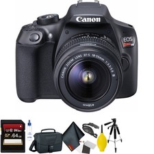 Canon EOS Rebel T6 DSLR Camera with 18-55mm and 75-300mm Lenses Kit Bundle058