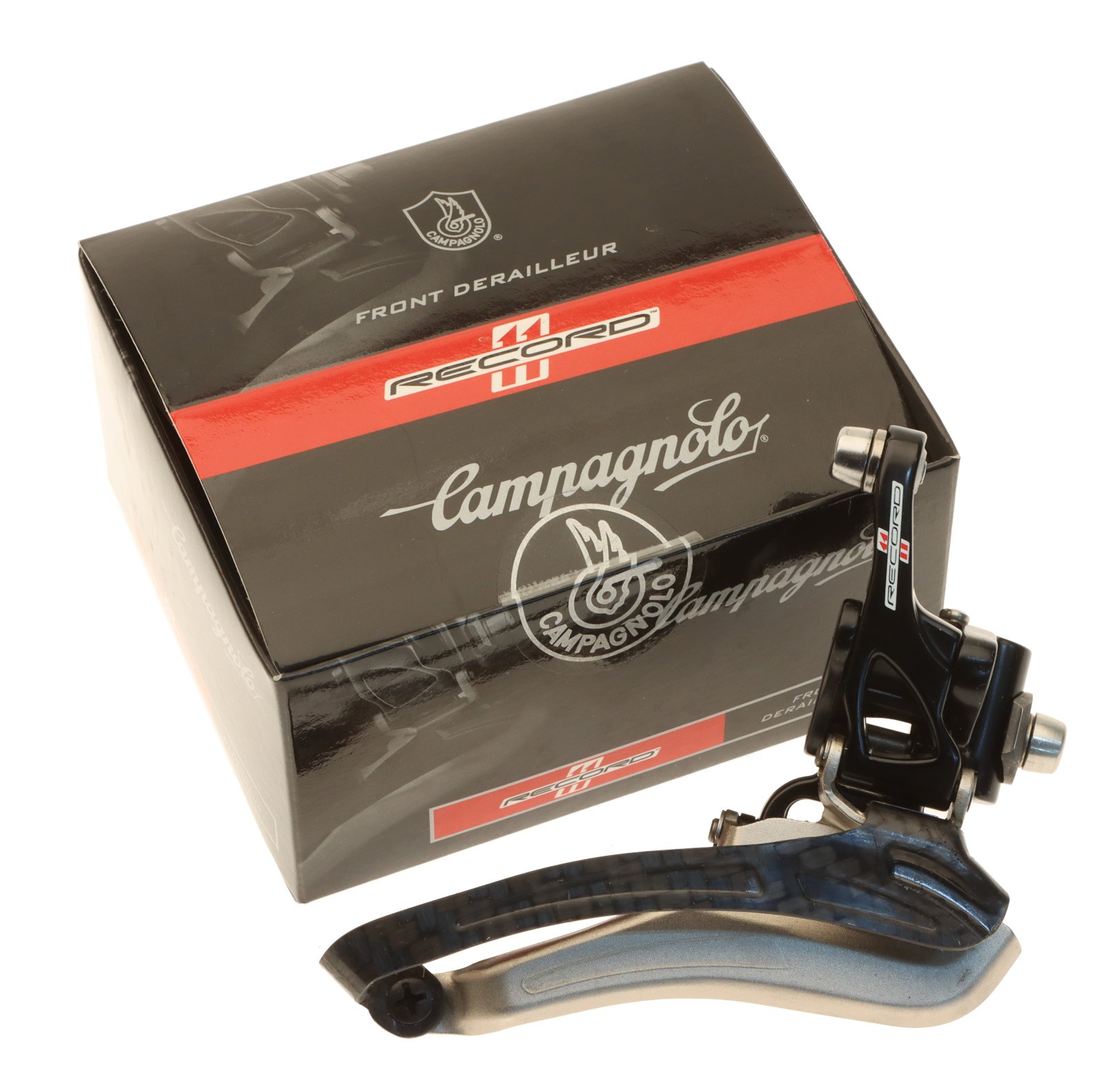 Campagnolo Record Front Derailleur 2 x 11 Speed Braze-On FD15-RE2B NEW NOS 34690₽