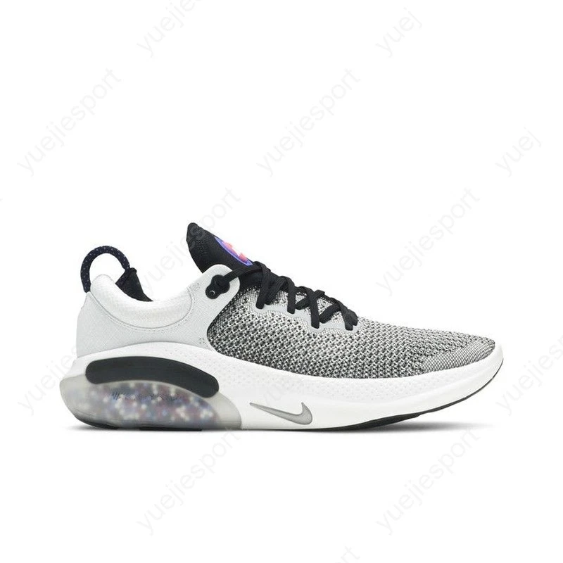 Nike Joyride Run Flyknit Mens 9.5 White Black Running Shoes CD4365-101 Nike Joyride Run 2 POD  main image 3