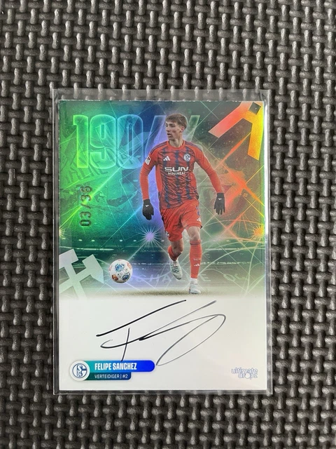 FC Schalke 04 Ultimate Dropz Felipe Sanchez /36 Autogramm