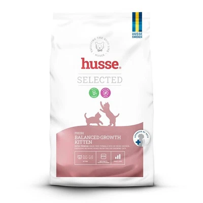 Husse Kitten Dry Cat Food Fresh Balanced Growth 2kg Healthy Nutrition