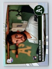 2023 Topps Big League #214 Ken Waldichuk Rainbow Foil Oakland Athletics Rookie