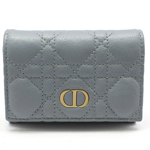 Porte carte cannage bleu nuage Dior 5132UWHC 127113402
