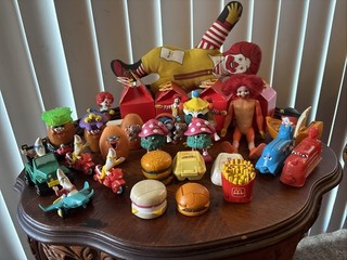 McDonald’s Lot Vintage Toys Nuggets Fry Guys Mac Transformers Happy Meal