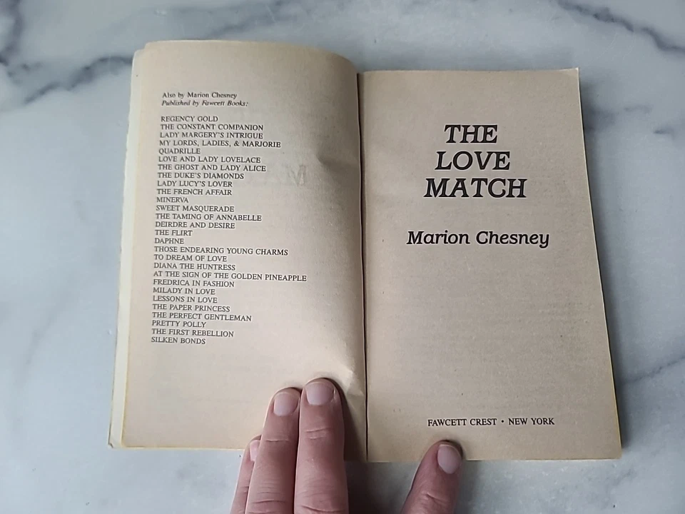 The Love Match By Marion Chesney Paperback Foto 3 de 4