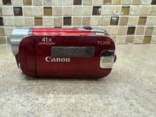 Canon FS200 Camcorder Video Camera Red