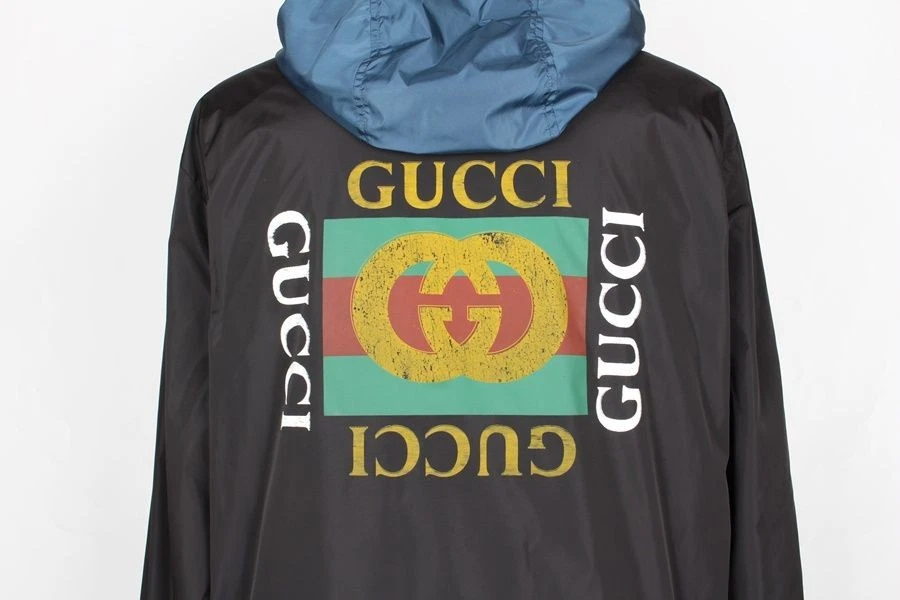 Giacca a vento con cappuccio Gucci Box Logo 46 (SKU: 95) 91669898