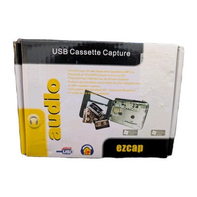 EzCap Cassette Player USB Cassette Tape to MP3 CD Converter Capture MP3 Audio