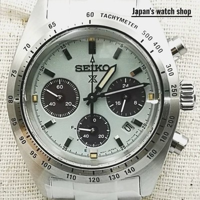 SEIKO Prospex Speedtimer SBDL129 Opal Green Chronograph Men's Watch New in Box