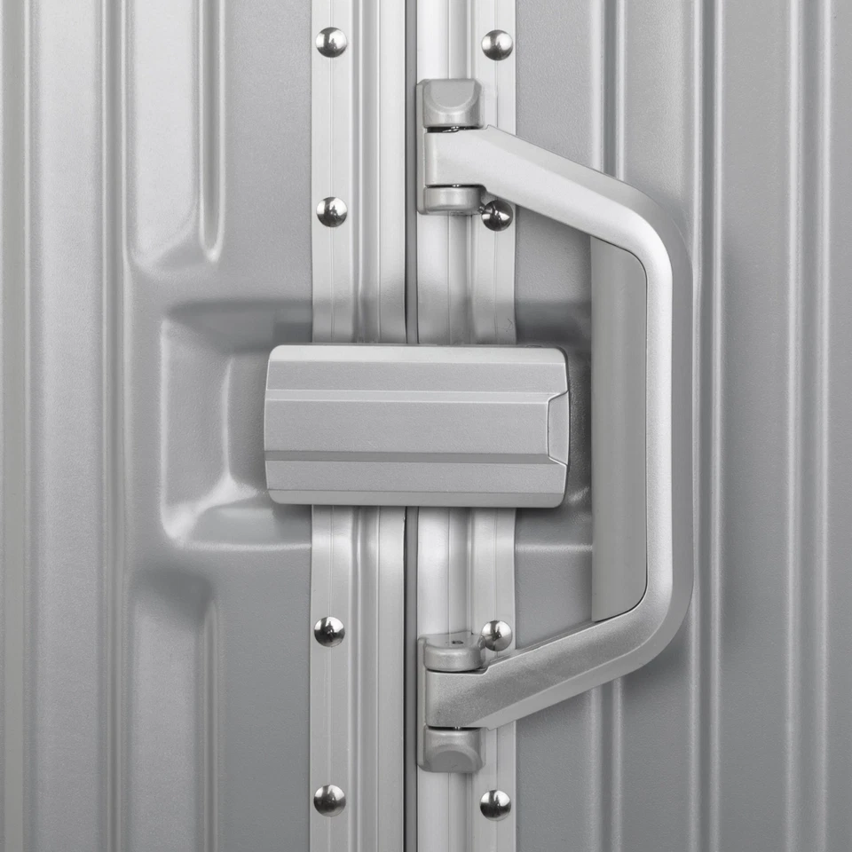 Travelhouse London Koffer L 102l - Aluminium Rahmen PC Hartschale TSA - silber - Bild 3 von 4