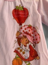 80s Authentic Strawberry Shortcake Lemon Merengue Ruffled Bottom Night Gown