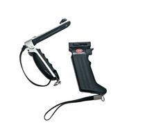 Lot of 2, Compact Multi Angle Camera Flash Bracket Handle Straps Handheld