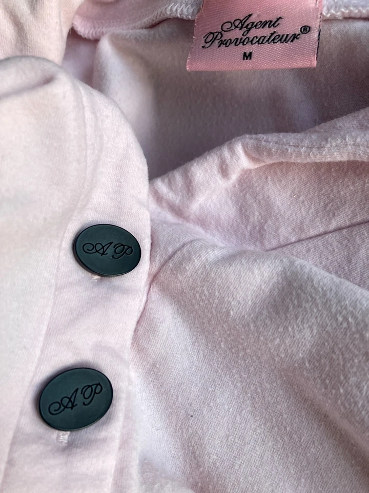 Camiseta elástica Agent Provocateur vintage Vivienne Westwood SUZI rosa Foto 2 de 3