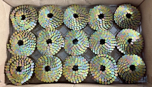 1 1/4" × .120" Smooth Chromated Shank Coil Roofing Nails 120/Coil, 1800 Total