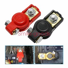 2 Car Battery Terminal Connector Post Positive Negative Heavy Duty Universal