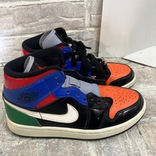 シューズ(女性用) Nike WMNS Air Jordan 1 mid Patent Blend Air Jordan 1 Mid Women's Shoes. Nike.com