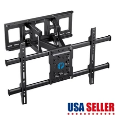 Full Motion TV Wall Mount Most 37-75 in Wall Mount Bracket Articulating Swivel