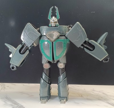 Vtg 1997 MMPR BEETLEBORGS METALLIX DELUXE GREEN BEETLE BORON FIGURE 