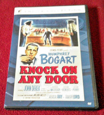 Knock On Any Door RARE OOP DVD Humphrey Bogart, Robert Lord, John Derek