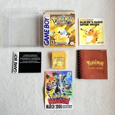 POKÉMON YELLOW / YELLOW 100% ORIGINAL - USA - BOXED - EXCELLENT CONDITION -